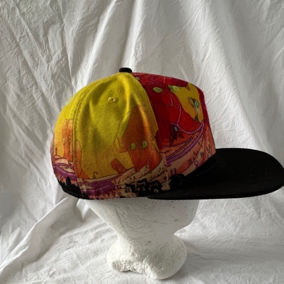 Rick & Morty Bio World Swim Hat Trucker Cap Snapback Multi-Colored - Picture 3 of 6